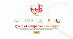 Desktop Screenshot of khalisgroup.com