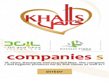 Tablet Screenshot of khalisgroup.com